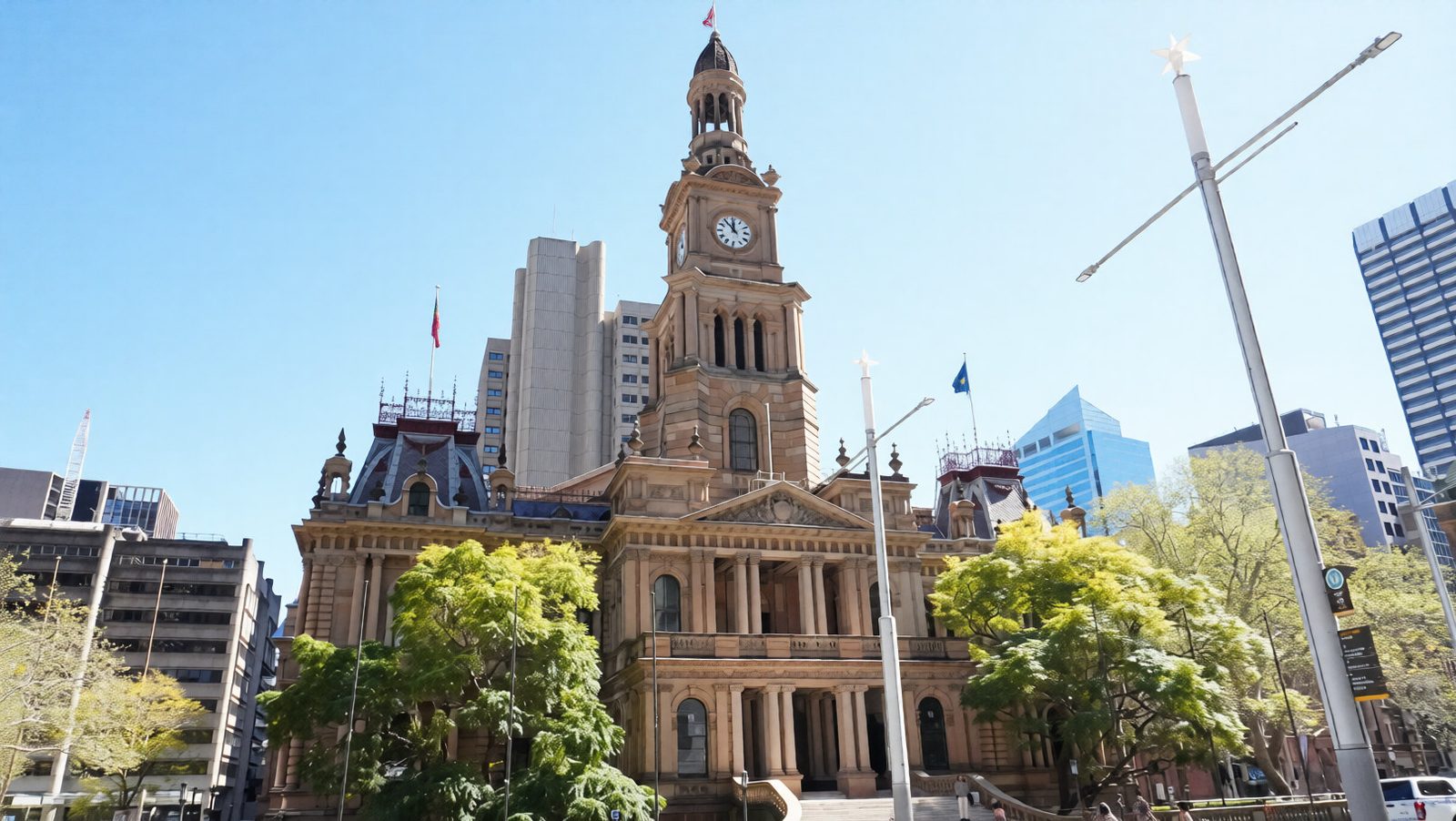 Sydney Town Hall facade