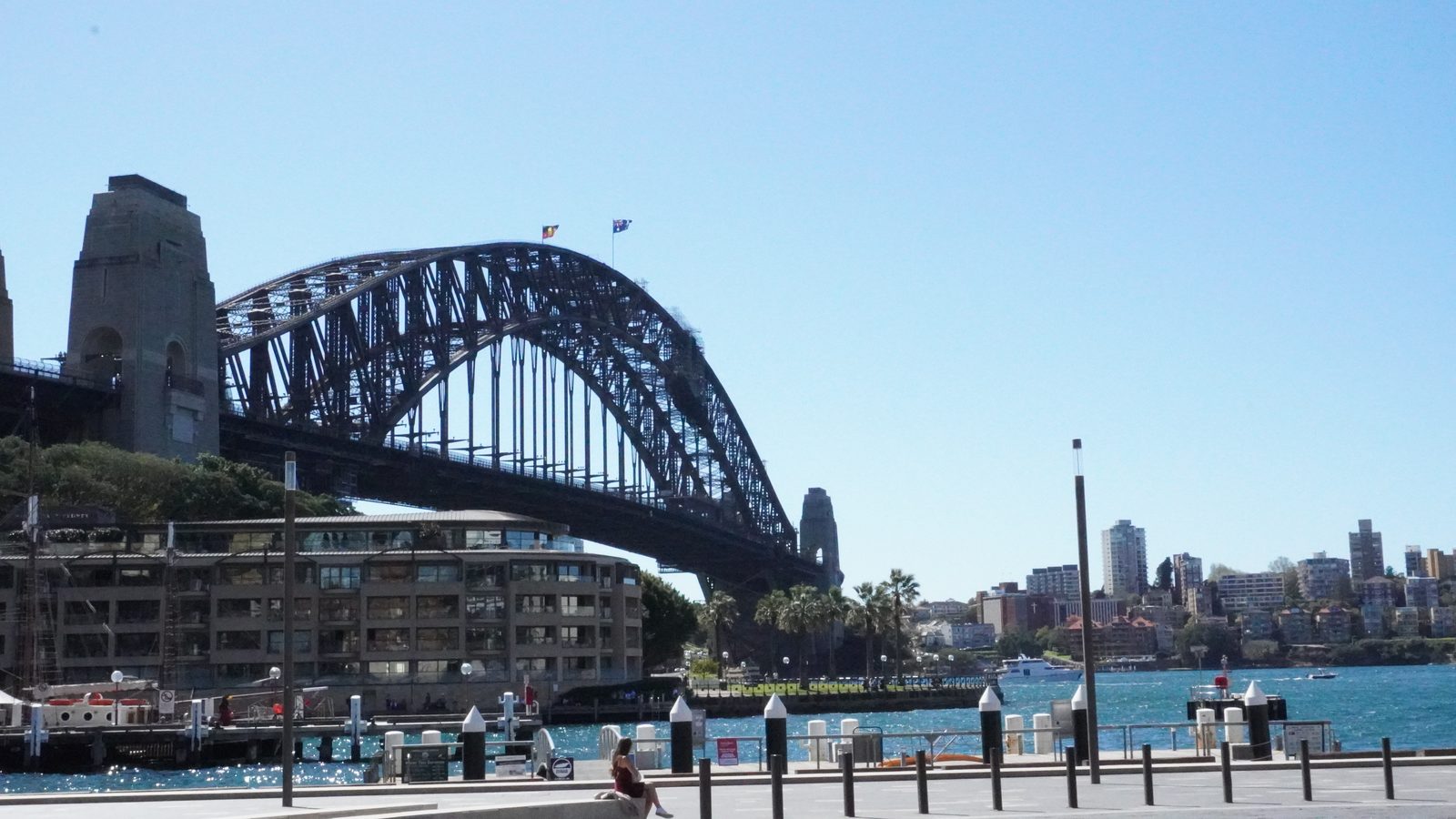 Sydney Harbour Bridge over the water