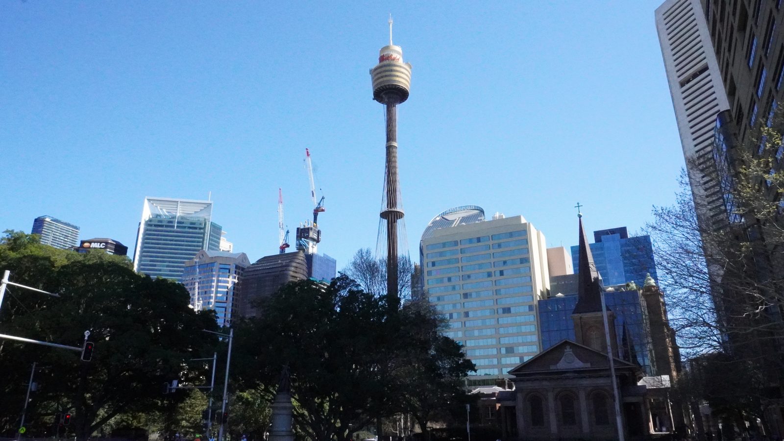 View across Sydney's CBD skyline
